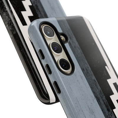 Grey Tough Phone Case for Samsung - Industrial Concrete Void