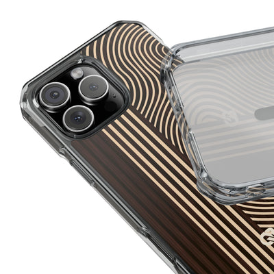 Brown Impact MagSafe Phone Case for iPhone - Espresso Sand Ridge