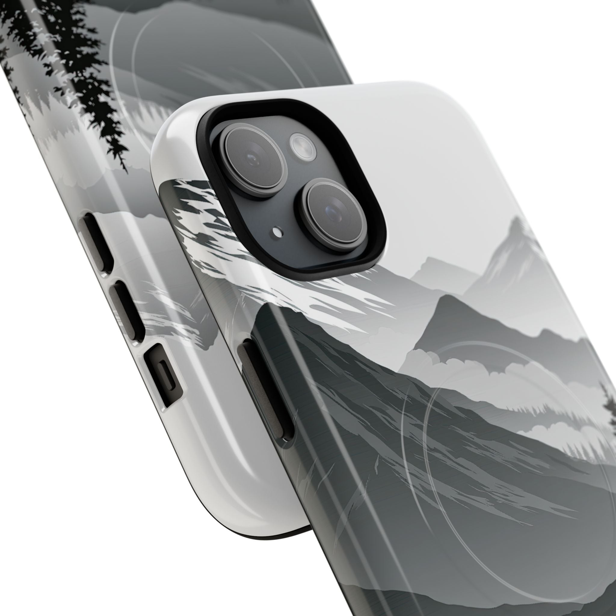 Grey Tough 2.0 Magsafe Phone Case for iPhone - Granite Ridge Mist