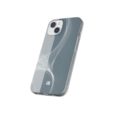 Grey Lite Phone Case for iPhone - Slate Mesh Horizon