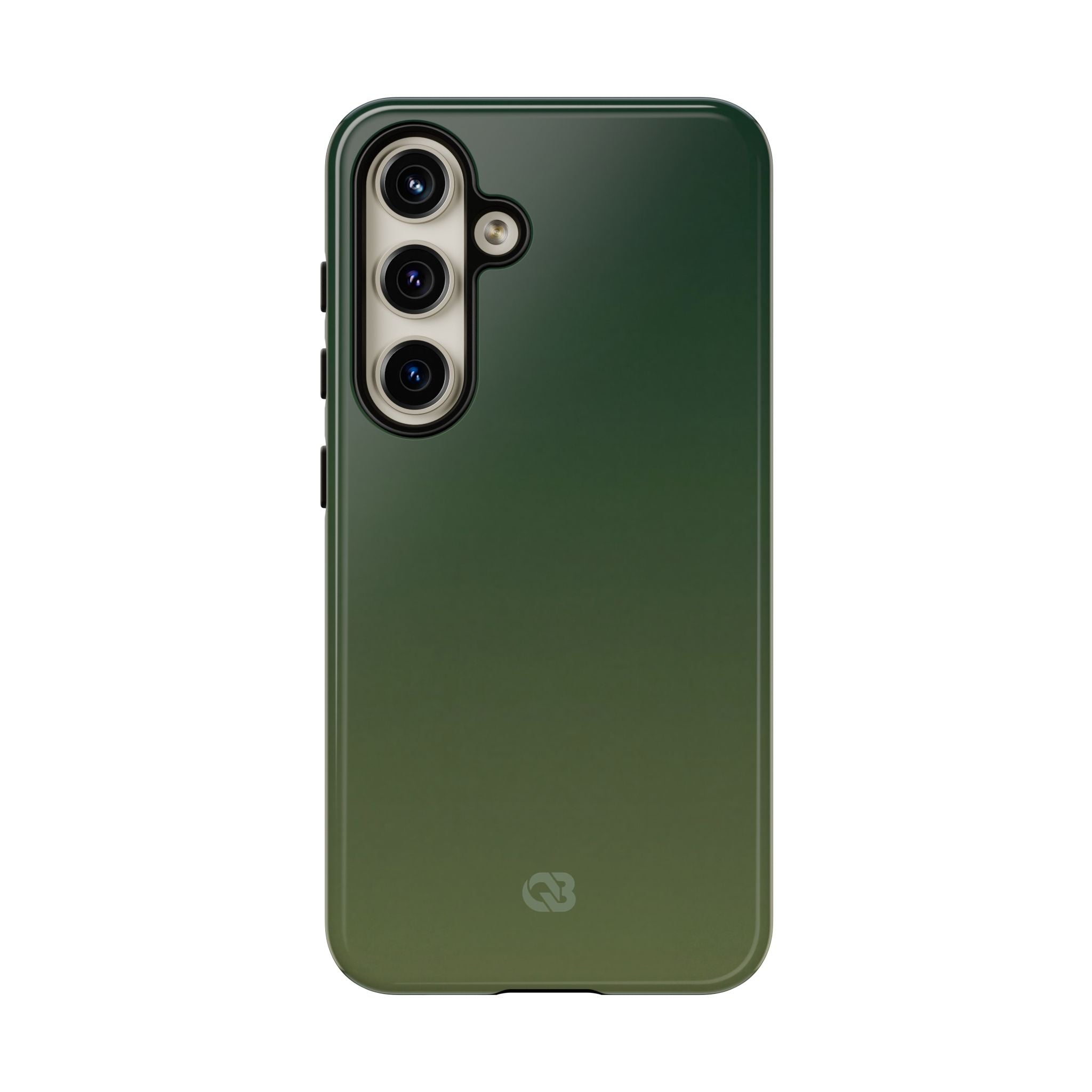 Green Tough Phone Case for Samsung - Shadow Moss Grain