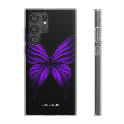 Violet Monarch Samsung S22 Ultra Case - Soft