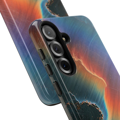 Prismatic Aura Shift · Tough Phone Case for Samsung · Blue