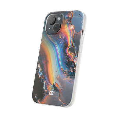 Prismatic Aura Flow · Lite Phone Case for iPhone ·  Blue
