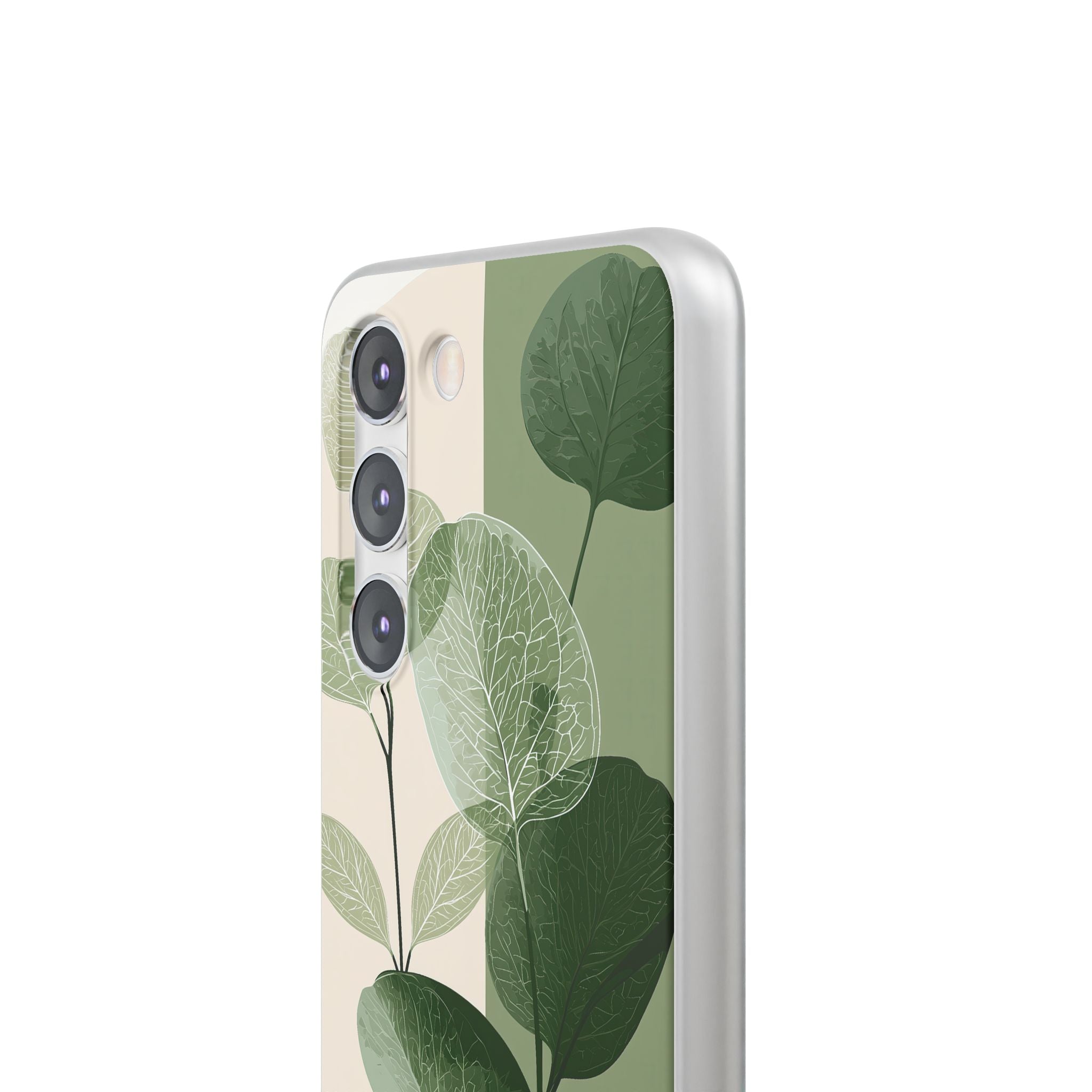 Green Lite Phone Case for Samsung - Sage Leaf Skeletals