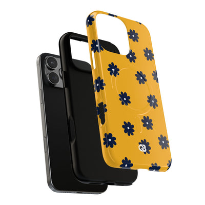 Navy Daisy Mustard · Tough+ Phone Case for iPhone · Magsafe