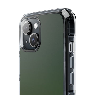 Evergreen Gradient · Clear Impact Magnetic Phone Case for iPhone ·  Green
