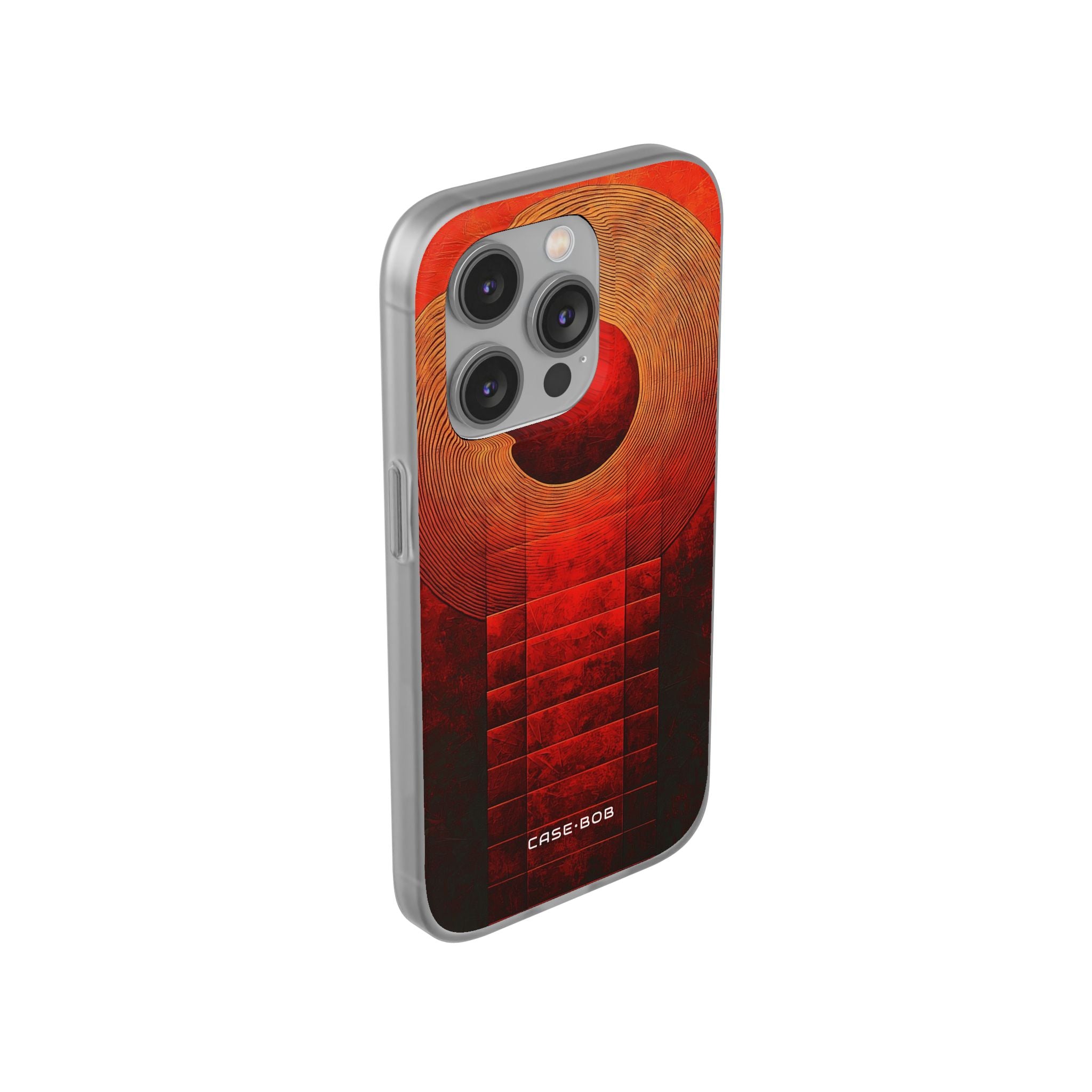 Crimson Orbit iPhone 14 Pro Case - Soft