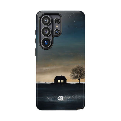 Midnight Cabin Glow · Tough Handyhülle für Samsung