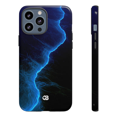Electric Azure Drift · Tough Phone Case for iPhone · Blue