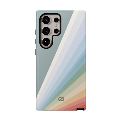 Green Tough Phone Case for Samsung - Sage Prism Beam