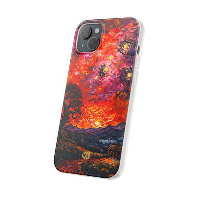 Molten Sky Tree · Soft Handyhülle für iPhone