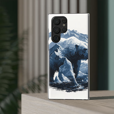 Fjord Summit Bear · Lite Phone Case for Samsung · Blue