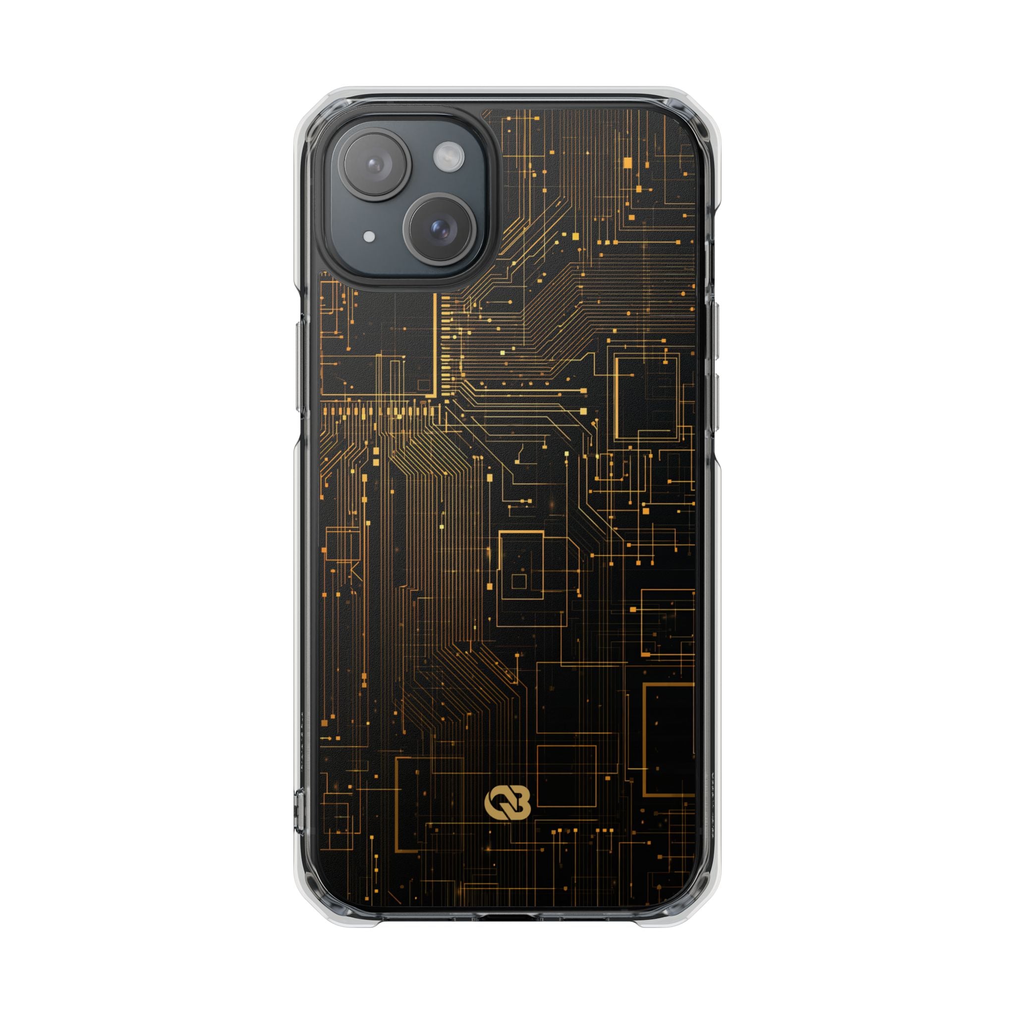 Gold Impact MagSafe Phone Case for iPhone - Amber Core Mainframe