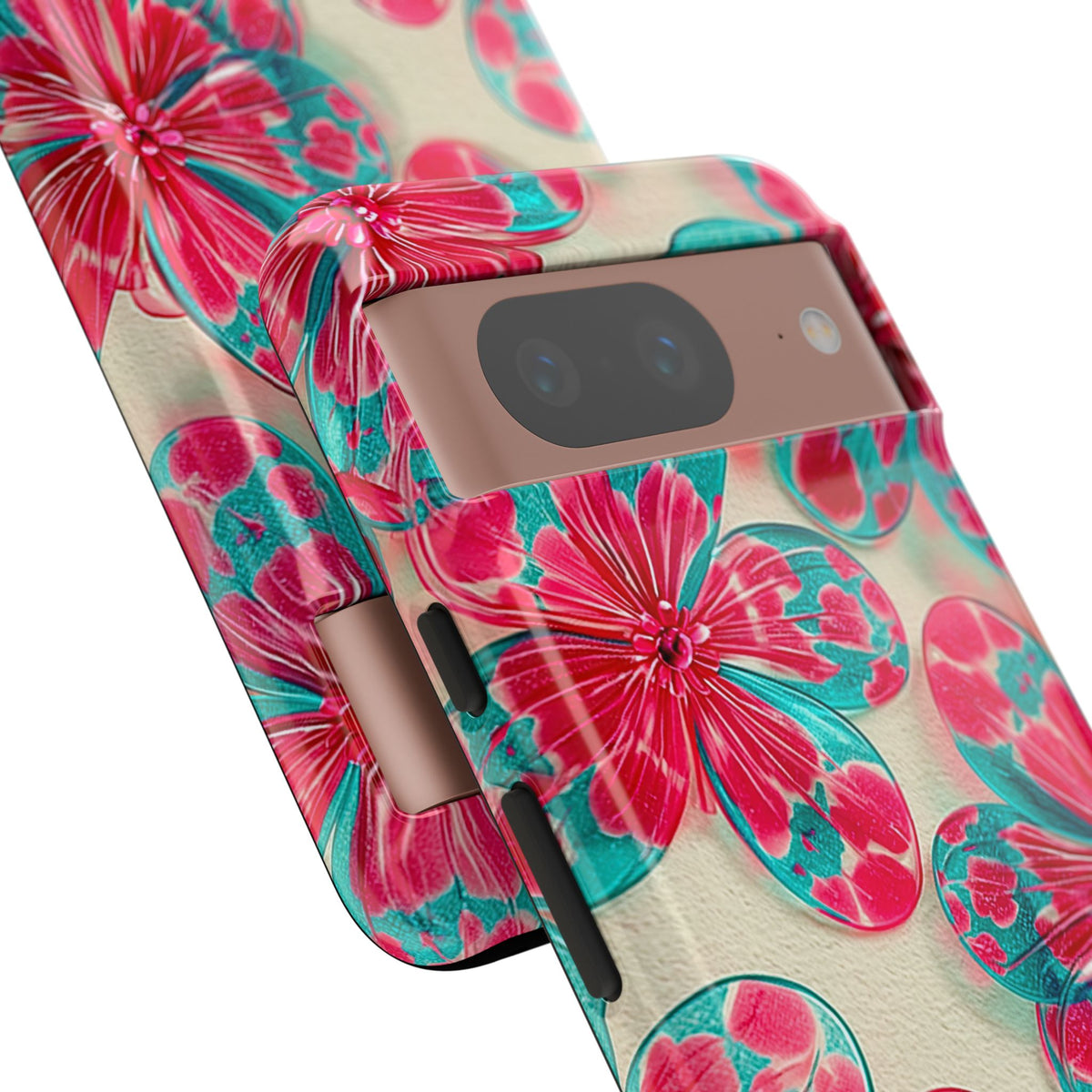 Lucite Jelly Bloom · Tough Phone Case for Pixel ·  Pink