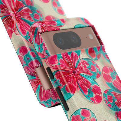 Lucite Jelly Bloom · Tough Phone Case for Pixel ·  Pink