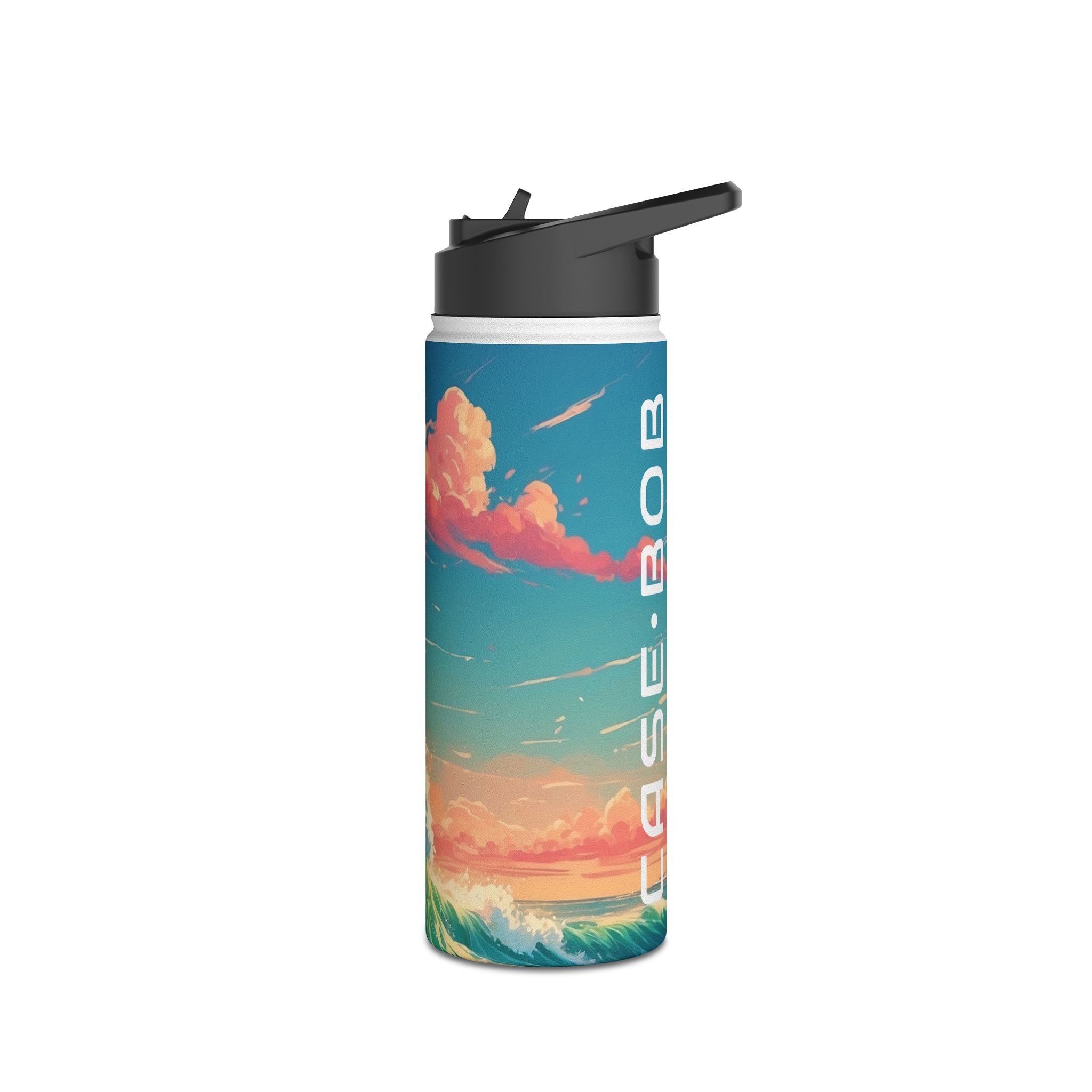 Sunset Wave - Stainless Steel Water Bottle