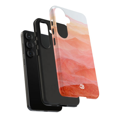 Alpenglow Ridge Vista · Tough Phone Case for Samsung · Orange