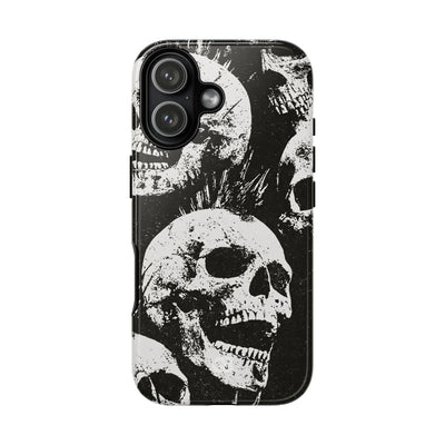 Punk Skull Riot · Tough Phone Case for iPhone · Black