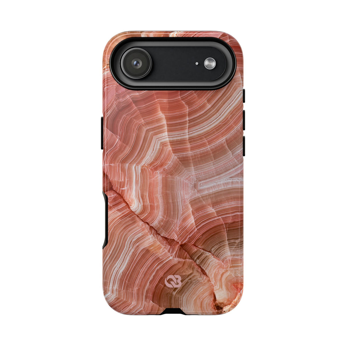 Blushing Rose Strata · Tough Phone Case for iPhone · Pink