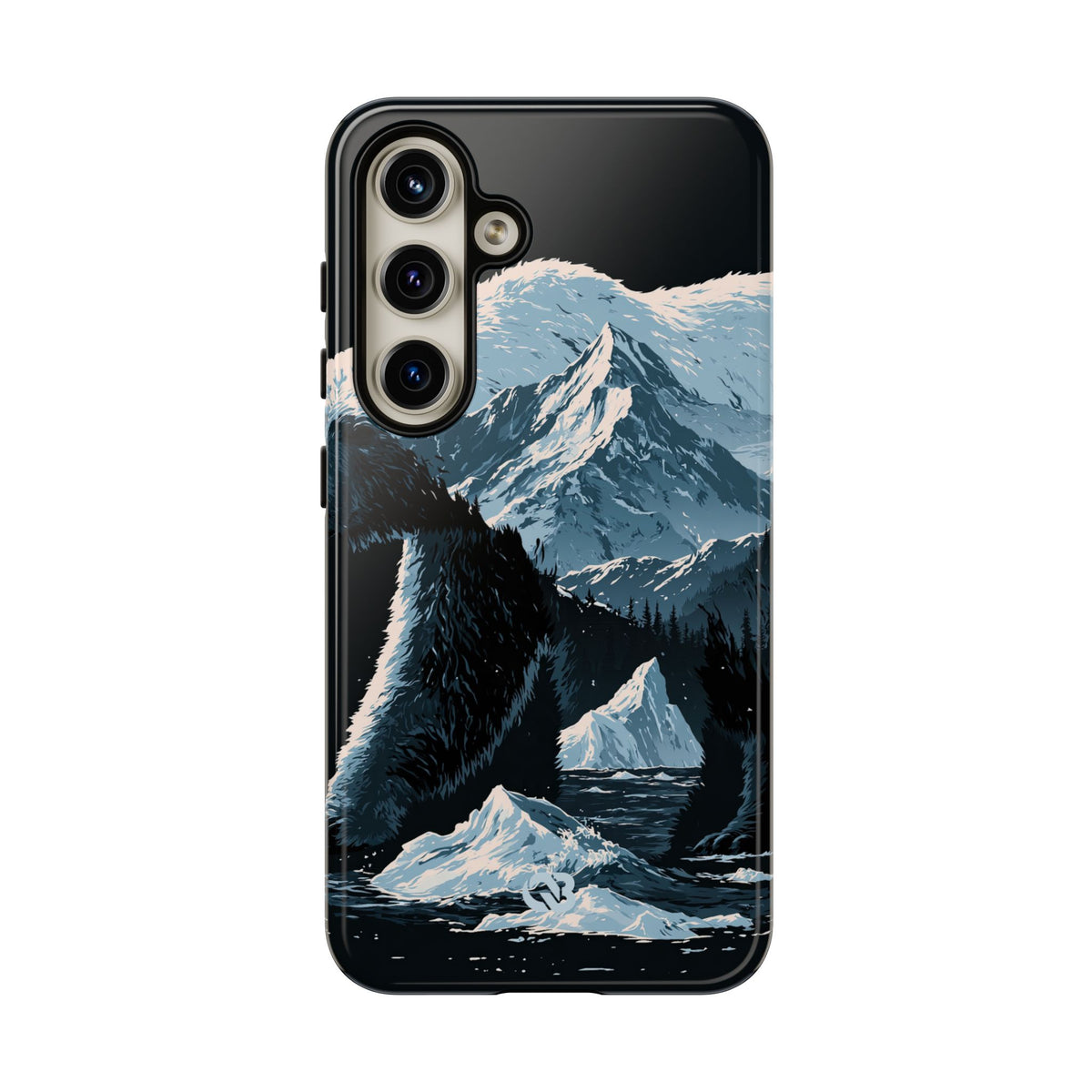 Nordic Arctic Bear · Tough Phone Case for Samsung · Black