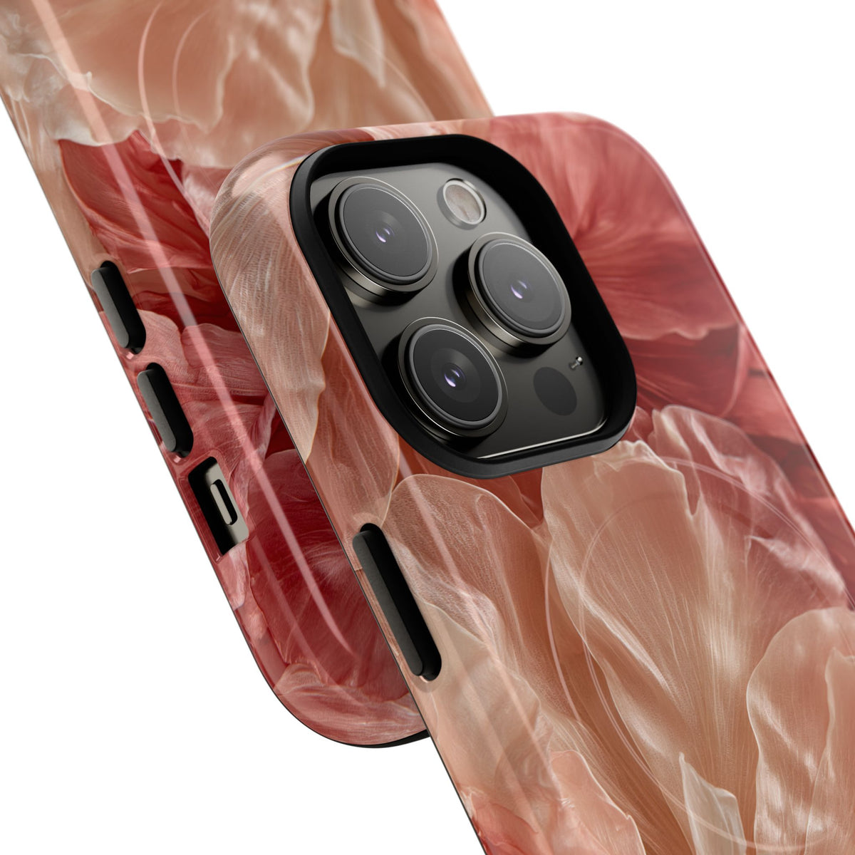 Blush Silk Bloom · Tough 2.0 Magnetic Phone Case for iPhone · Pink