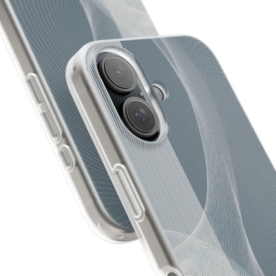 Grey Lite Phone Case for iPhone - Slate Mesh Horizon