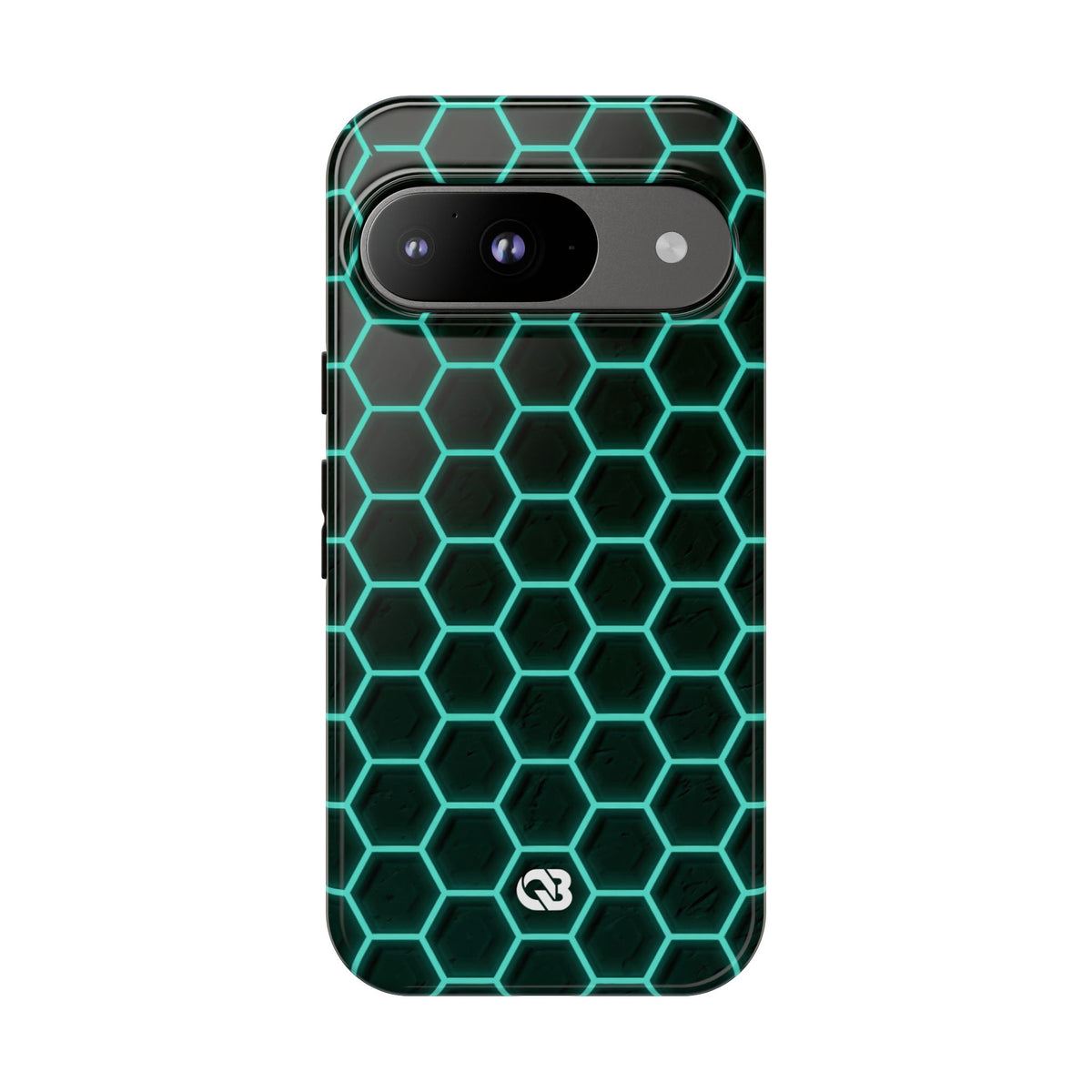 Neon Hex Spectrum · Tough Phone Case for Pixel ·  Teal