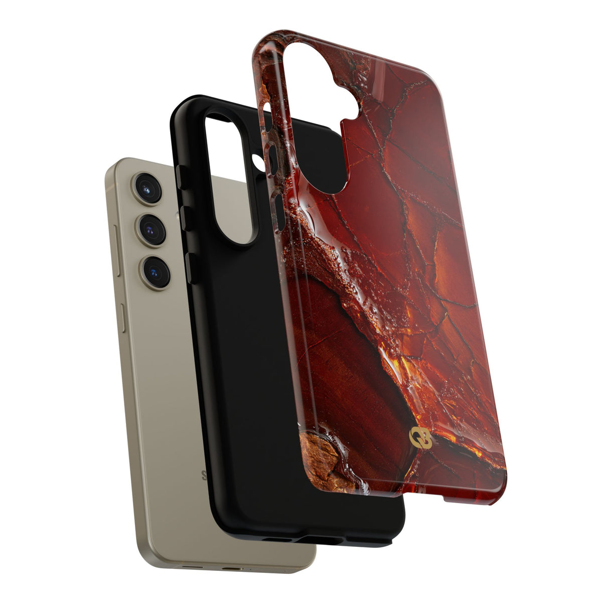 Amber Embrace · Tough Phone Case for Samsung · Brown