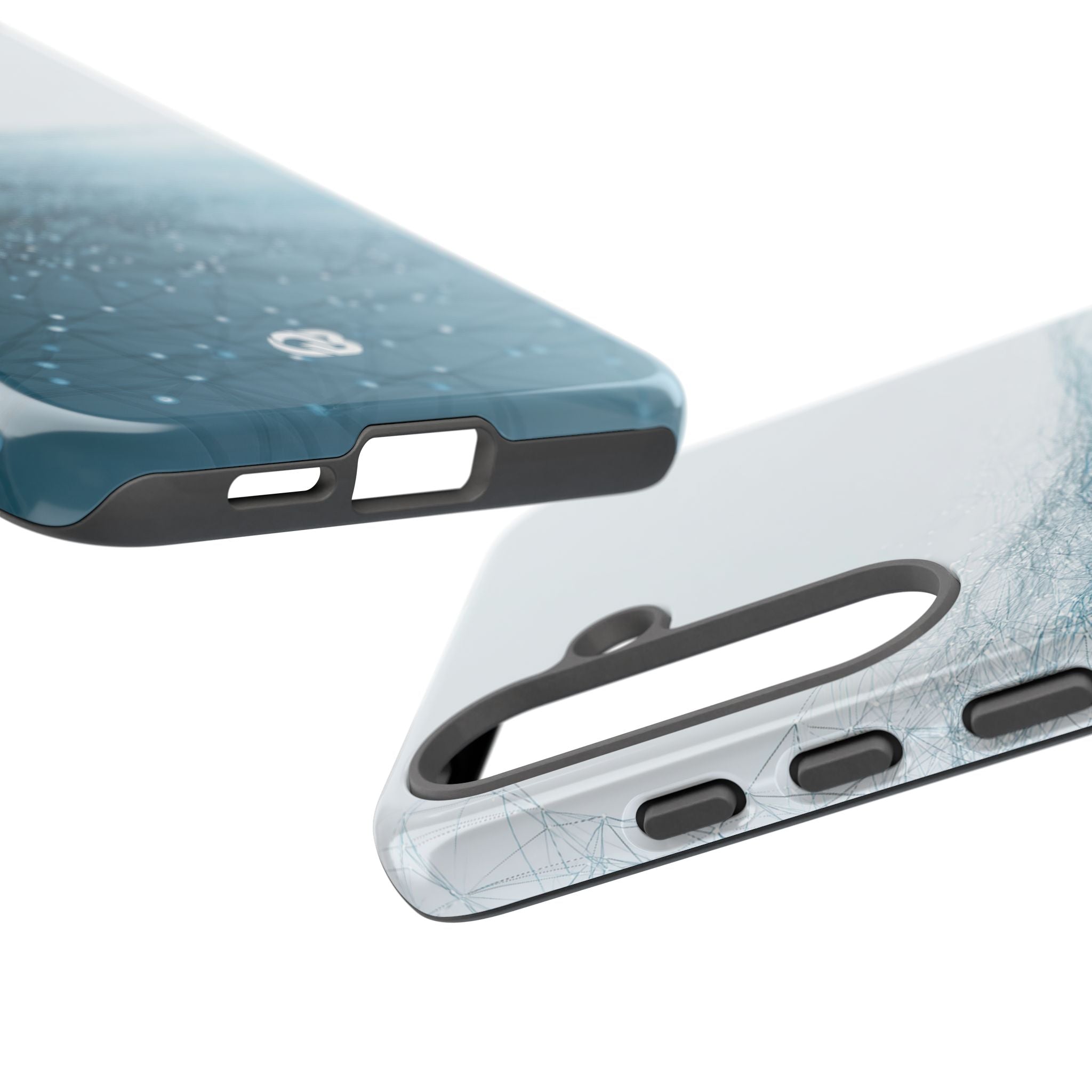 Teal Tough Phone Case for Samsung - Arctic Pulse Mesh