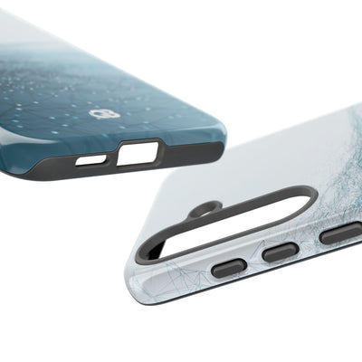 Teal Tough Phone Case for Samsung - Arctic Pulse Mesh