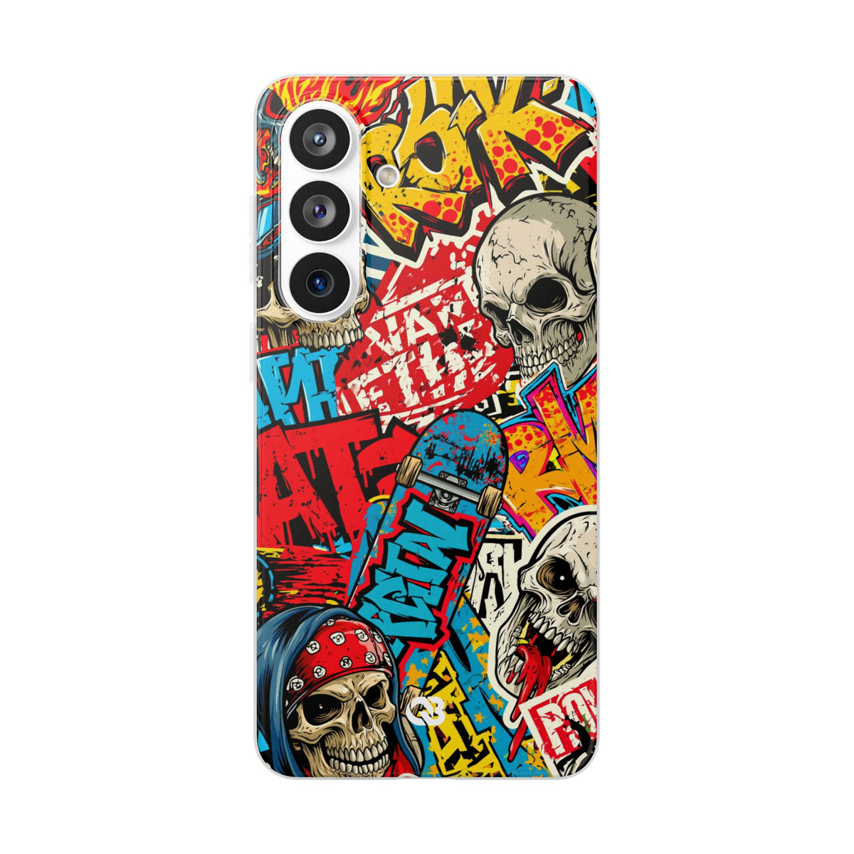 Skate Skull Riot · Lite Phone Case for Samsung · Red