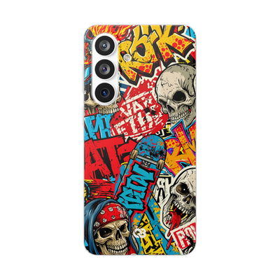 Skate Skull Riot · Lite Phone Case for Samsung · Red