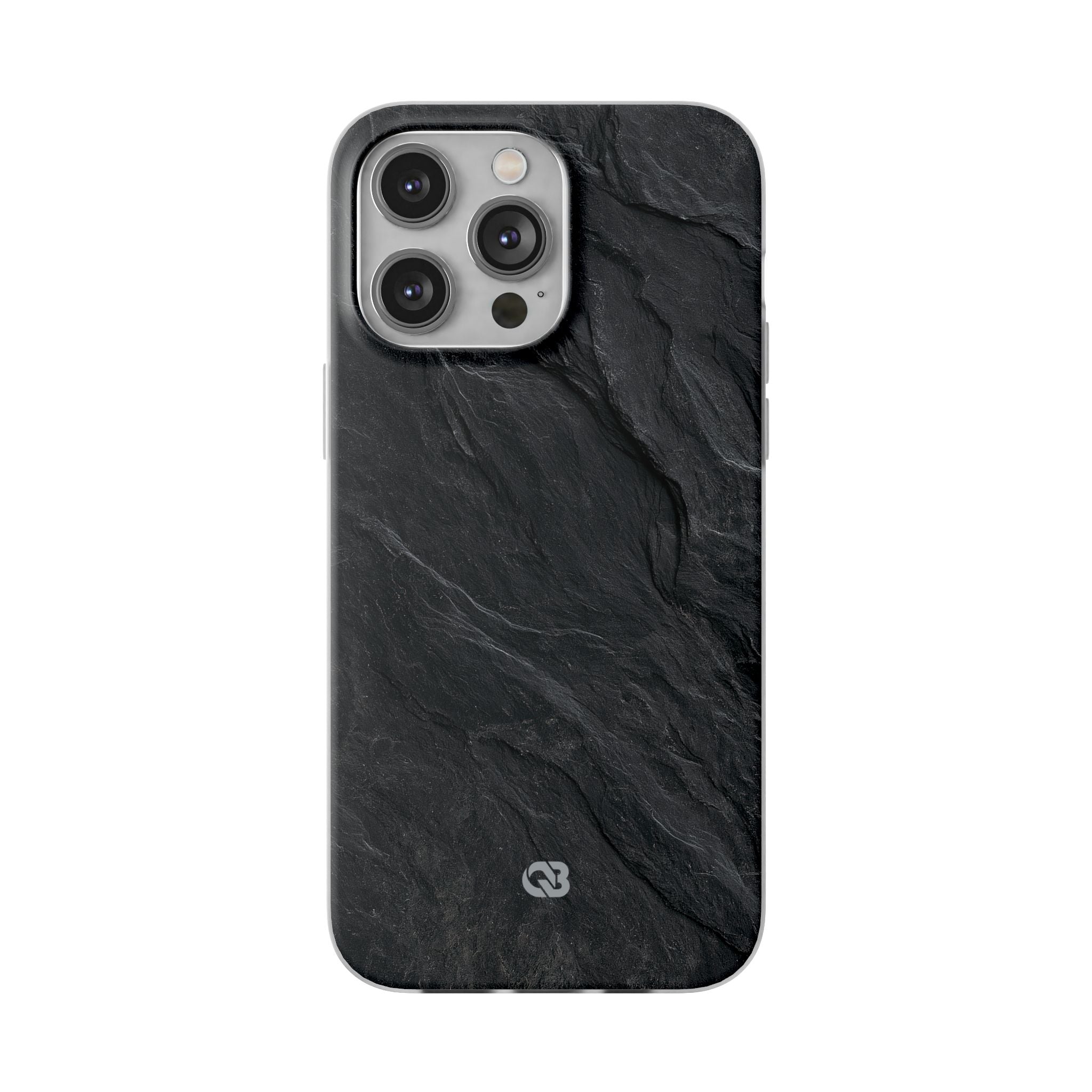 Black Lite Phone Case for iPhone - Midnight Slate Ridge