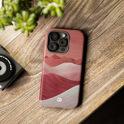 Crimson Dune Horizon · Tough Phone Case for iPhone