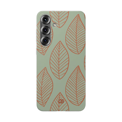 Sage Earth Leaves · Soft Phone Case for Samsung