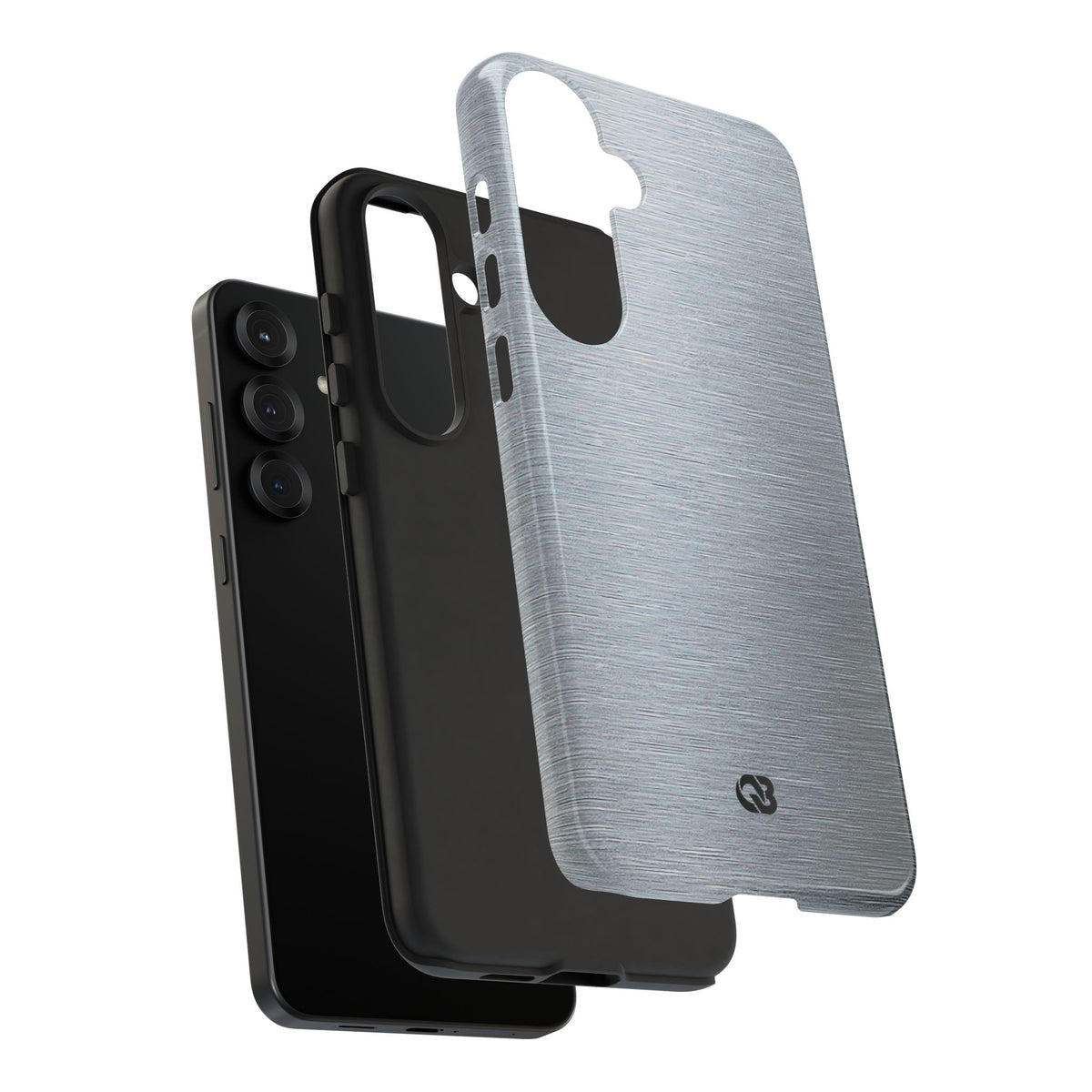 Brushed Aluminum · Tough Phone Case for Samsung · Silver