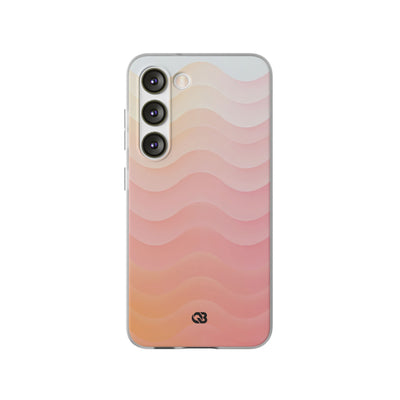 Blush Horizon Waves · Lite Phone Case for Samsung · Pink