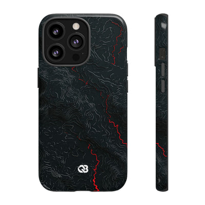 Crimson Rift · Tough Phone Case for iPhone · Black