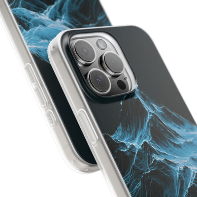 Nordic Frost Peak · Lite Phone Case for iPhone ·  Blue