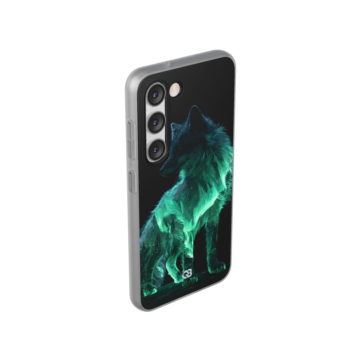 Nordic Aurora Fox · Lite Phone Case for Samsung · Teal