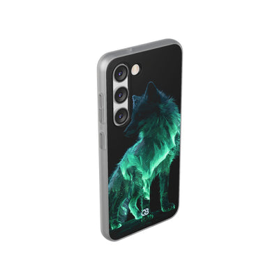 Nordic Aurora Fox · Lite Phone Case for Samsung · Teal