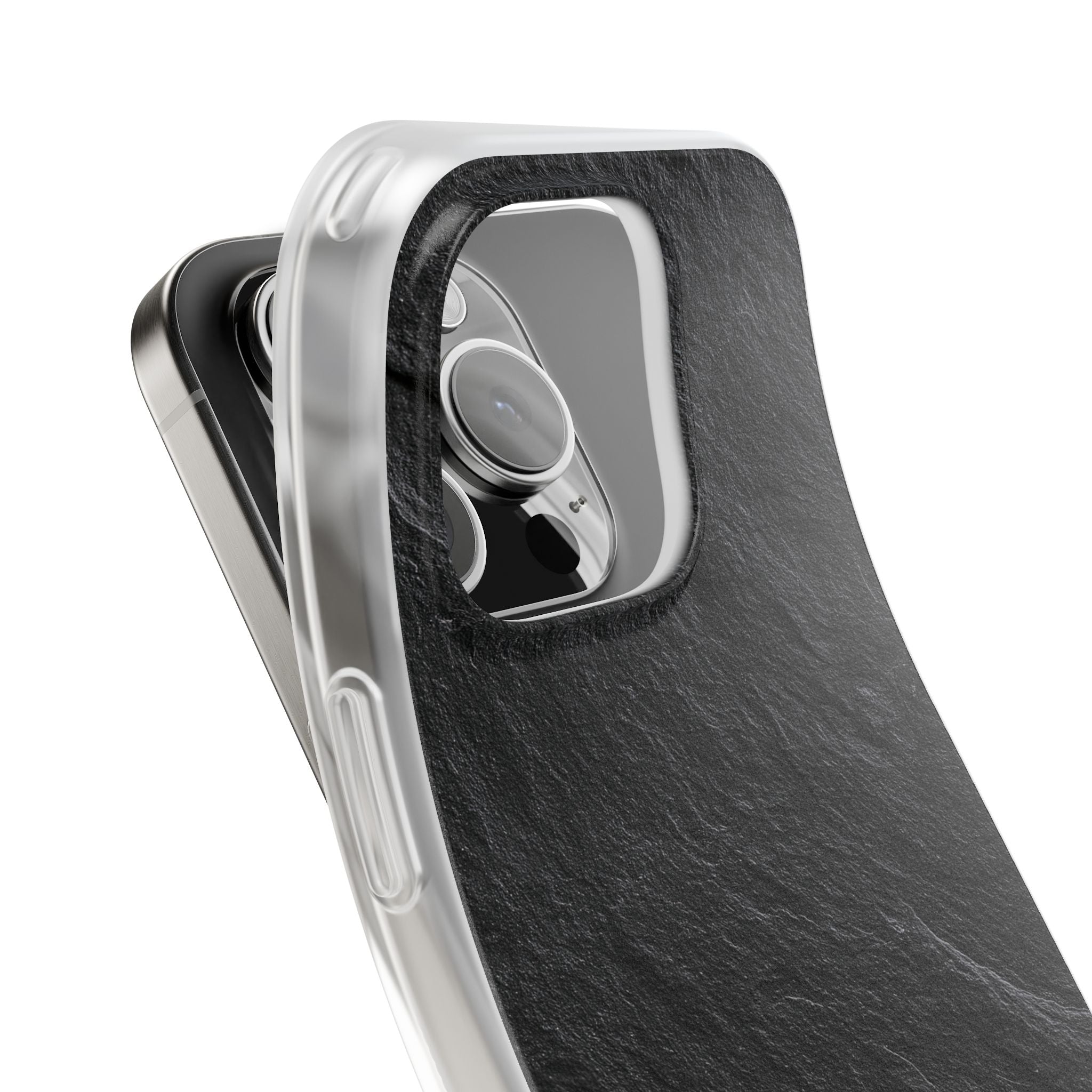 Black Lite Phone Case for iPhone - Raw Obsidian Slate