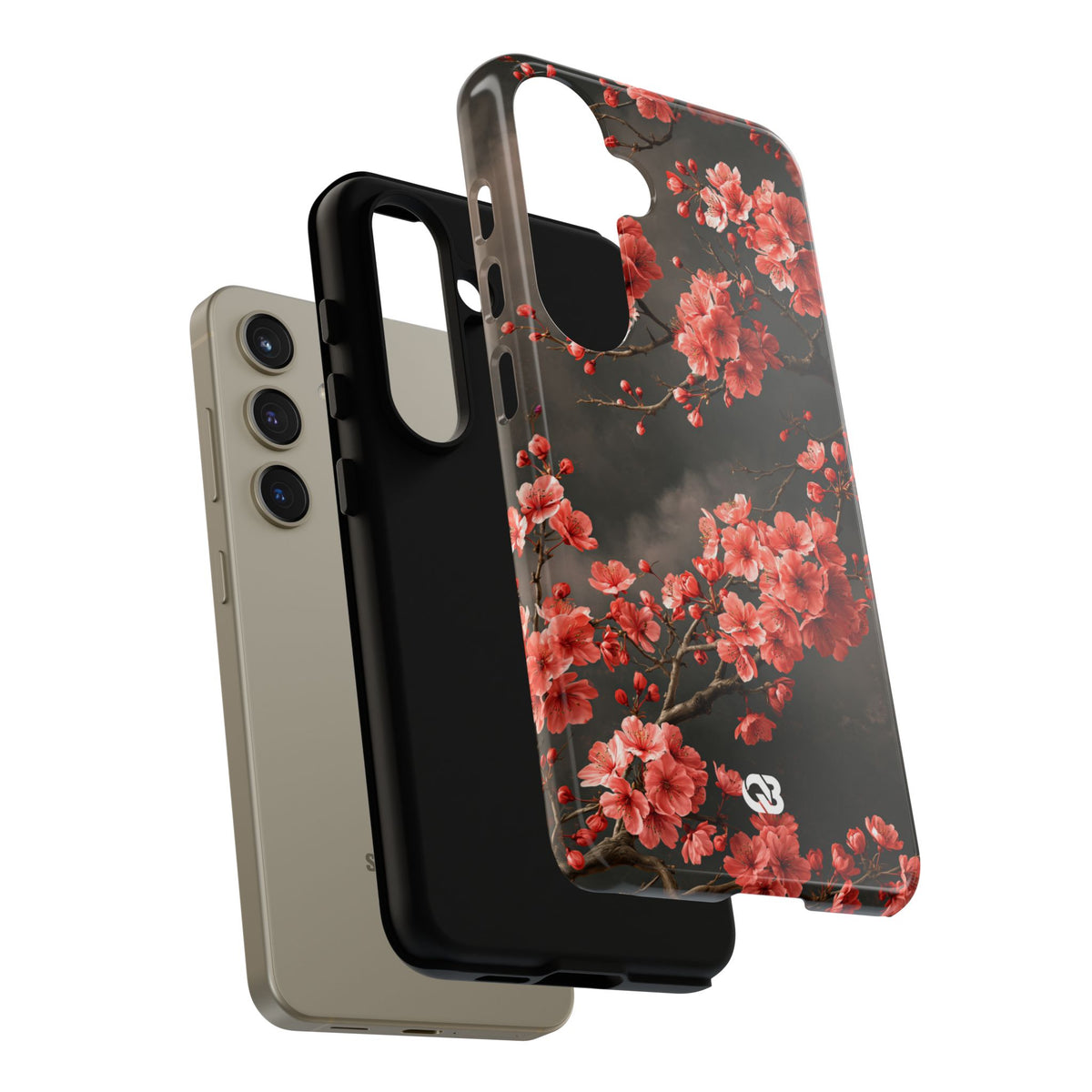 Dark Sakura Nocturne · Tough Phone Case for Samsung · Black