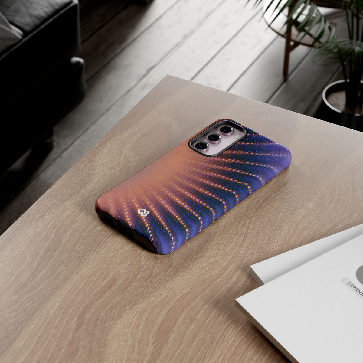 Luminous Aura Burst · Tough Phone Case for Samsung · Blue