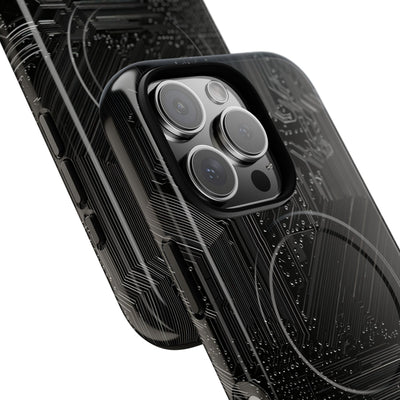 Obsidian Circuitry · Tough 2.0 Magnetic Phone Case for iPhone · Black