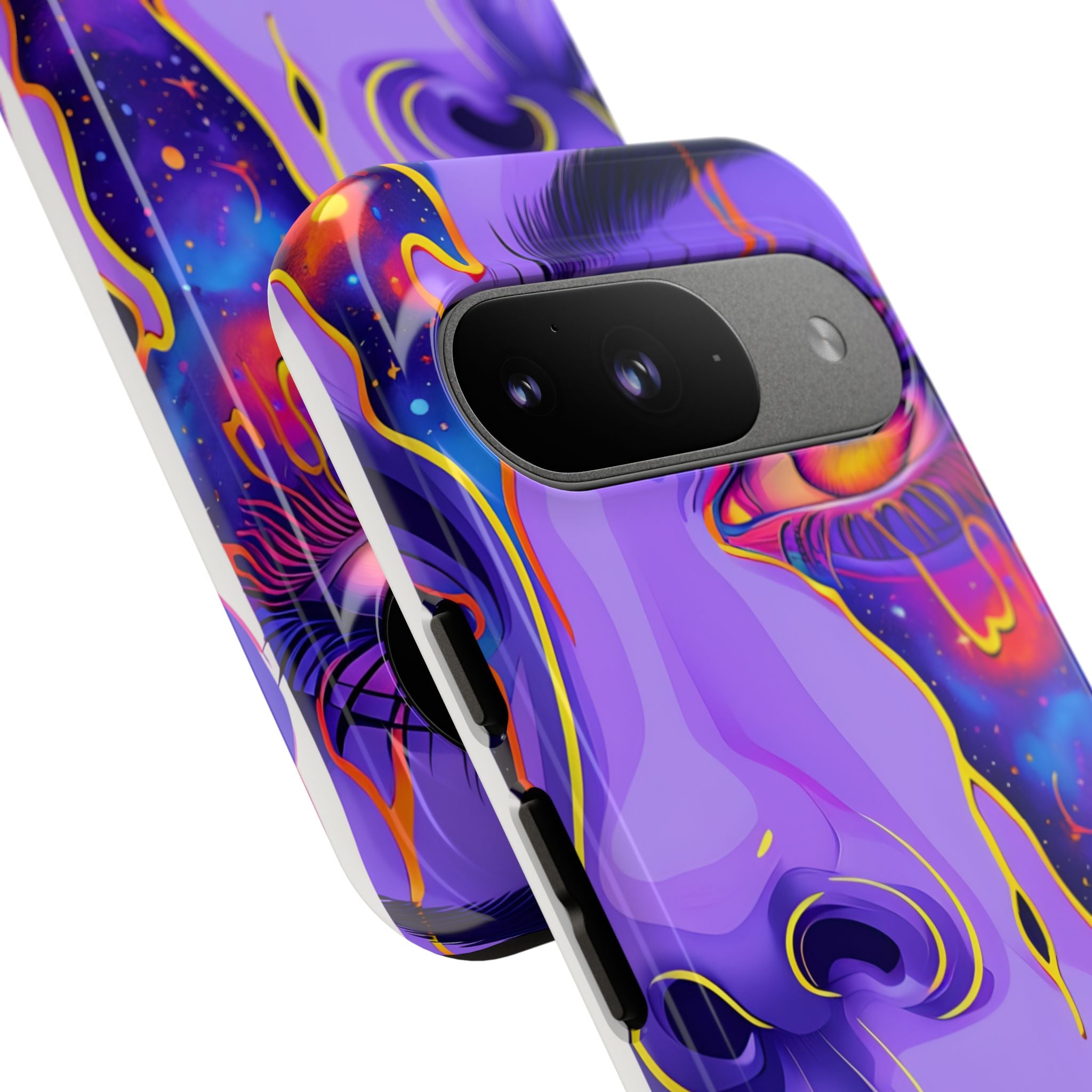 Violet Cosmic Gaze · Tough Phone Case for Google Pixel