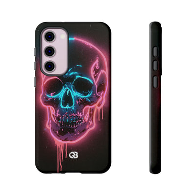 Neon Drip Skull · Tough Phone Case for Samsung · Black