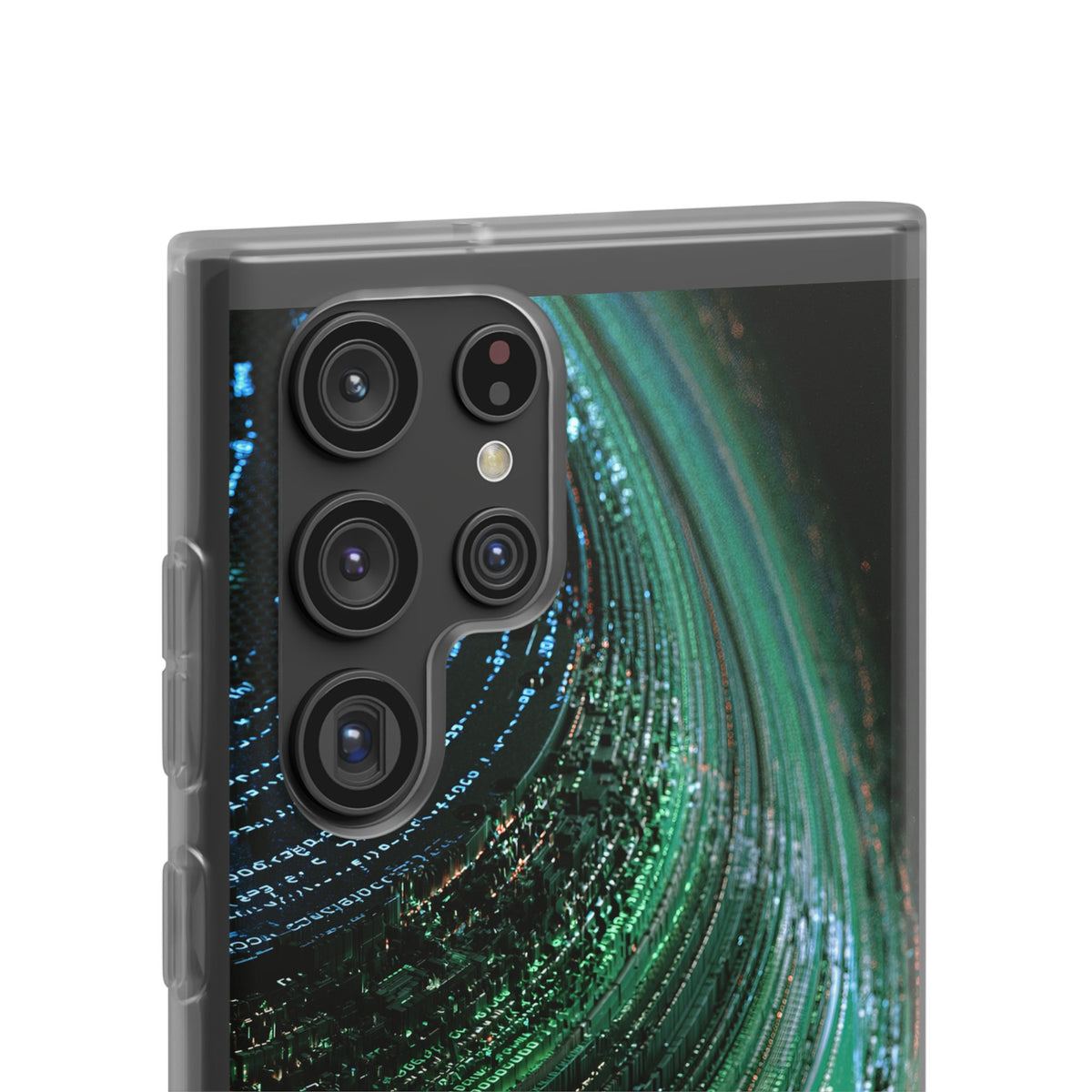 Orbital Data Stream · Lite Phone Case for Samsung · Green