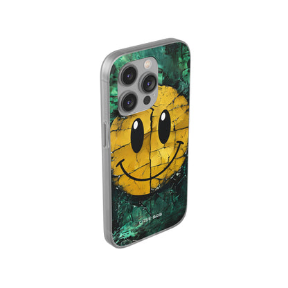 Zerbrochener Smiley iPhone 14 Pro Case - Soft